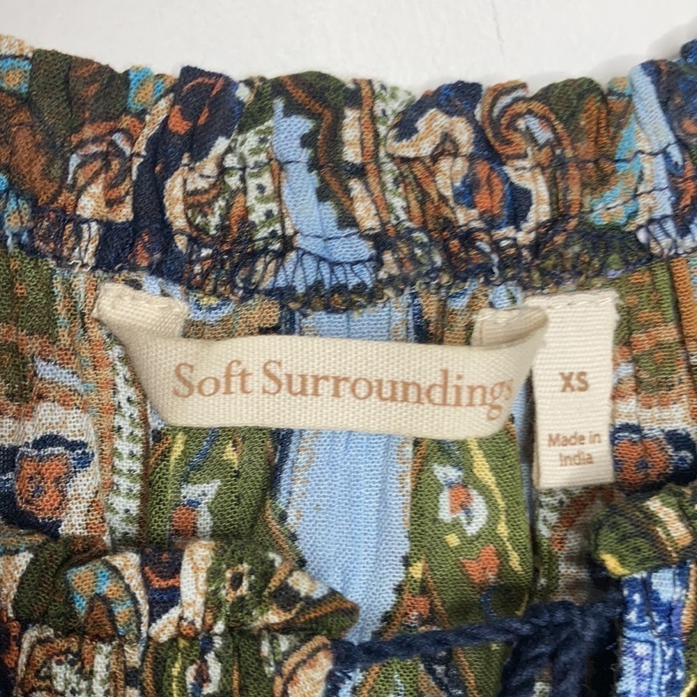 Soft surroundings boho top size‎ XS - Picture 3 of 8